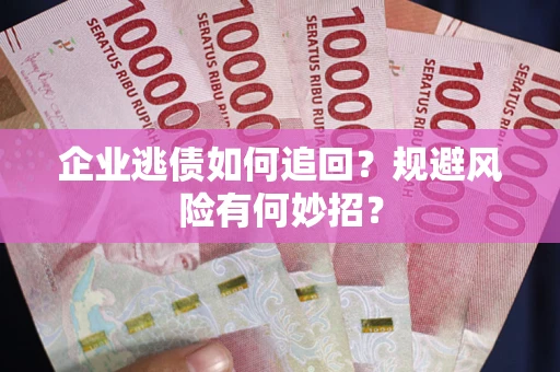 武汉企业逃债如何追回？规避风险有何妙招？