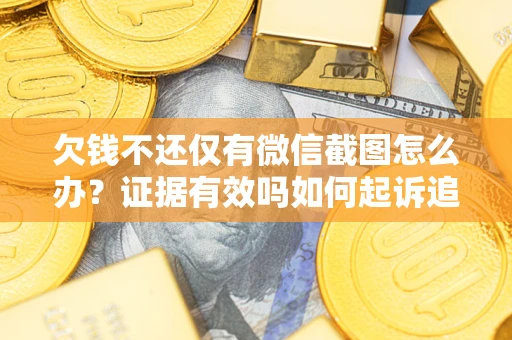 武汉欠钱不还仅有微信截图怎么办？证据有效吗如何起诉追回欠款？