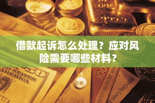 武汉借款起诉怎么处理？应对风险需要哪些材料？