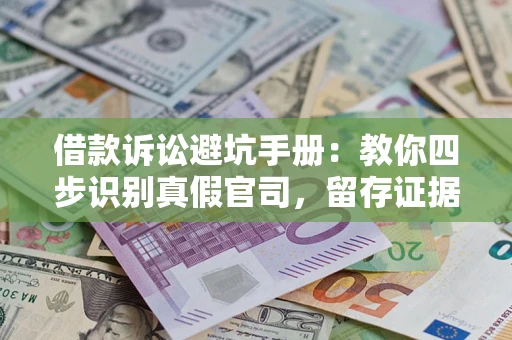武汉借款诉讼避坑手册：教你四步识别真假官司，留存证据不踩雷