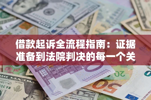 武汉借款起诉全流程指南：证据准备到法院判决的每一个关键步骤