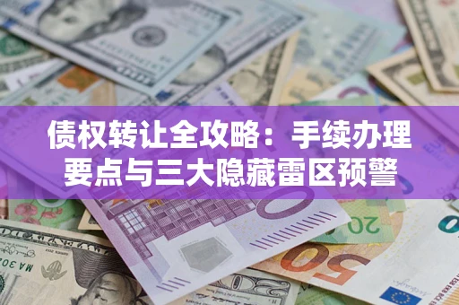 武汉债权转让全攻略：手续办理要点与三大隐藏雷区预警