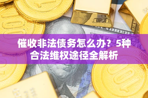 武汉催收非法债务怎么办？5种合法维权途径全解析