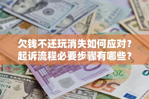 武汉欠钱不还玩消失如何应对？起诉流程必要步骤有哪些？